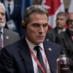 The Diplomat Season 4: Why Hal Finally Walks Out Hal Wyler wears an earpiece and a G7 badge while seated among delegates in The Diplomat